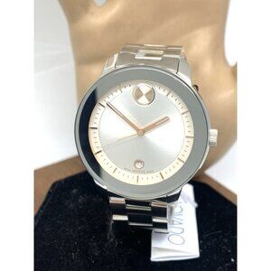 Movado Women's Watch 3600869 Bold Swiss Quartz Silver Stainless Steel 38mm